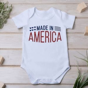 Made in America - Unisex Onesie- 4th of July